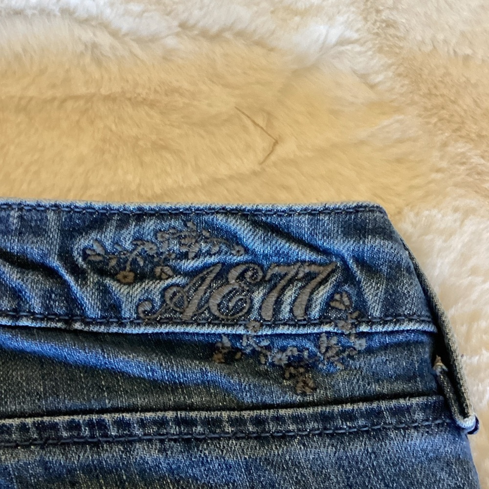 American Eagle Outfitters Dark Blue Boot Cut Jeans - Picture 6 of 8